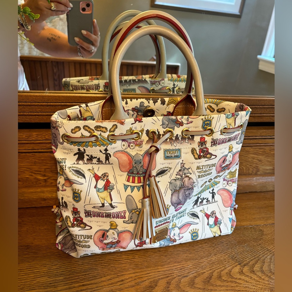 Dooney and Bourke Disney Dumbo Bag Purse EUC